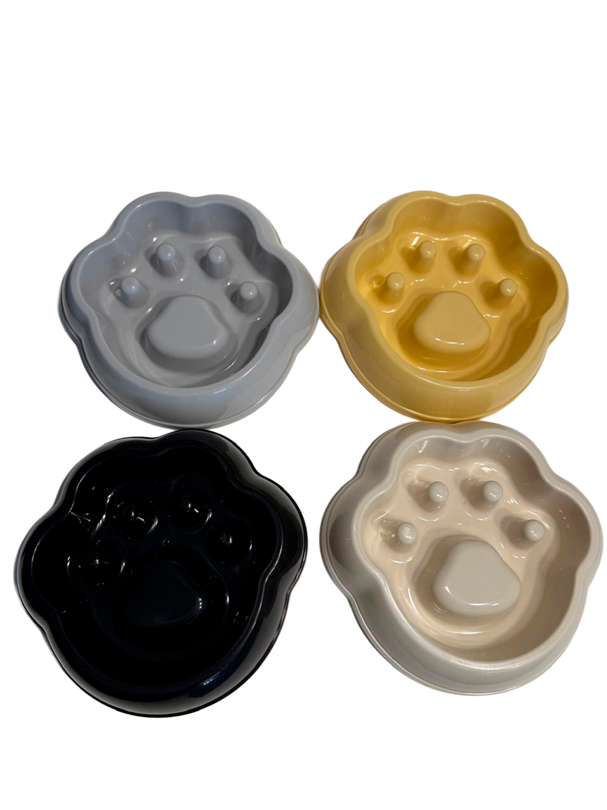 Comedero Antirreflujo Lento con Diseño de Huella en plastico - Imagen 2